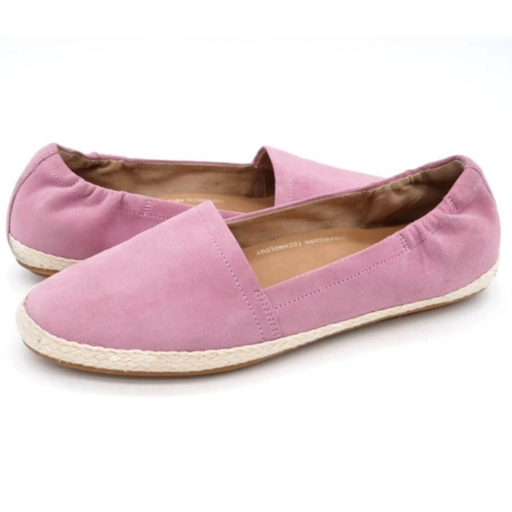 Fitflop new pink suede espadrilles flats - size 8
